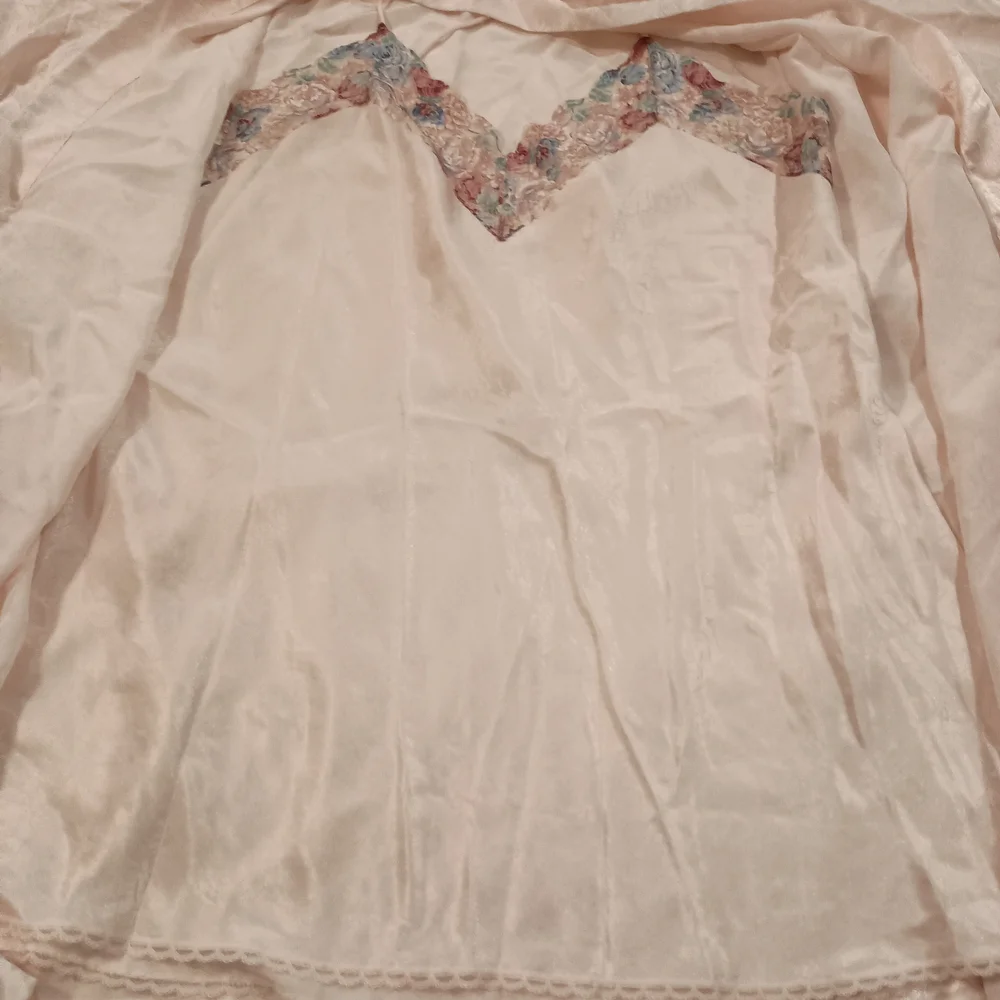 Vintage Wendy Ann Pink Satin And Lace Peignoir Robe And Nightgown Set Size 1X-2X